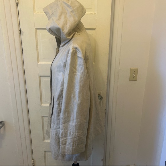 Saint James Women's Hooded Double-Breasted Jacket Lightweight - Picture 4 of 9